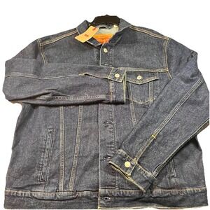 NWT‎ Levi's Men's Trucker Jean Jacket Size L Dark Wash